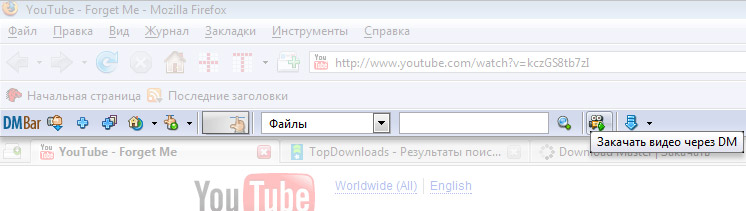 DMBar для Firefox