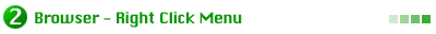 Browser - Right Click Menu